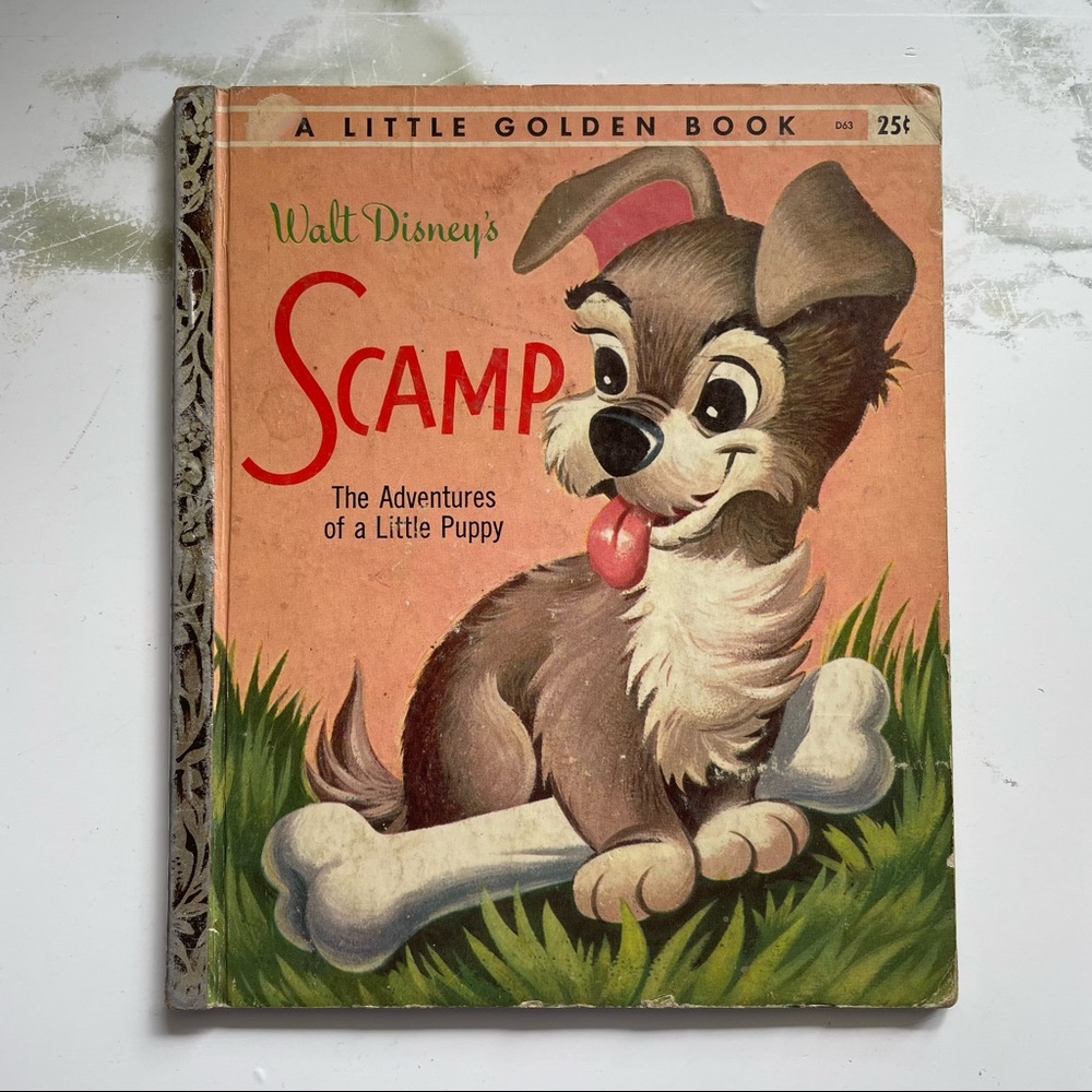 A Little Golden Book - Walt Disney's Scamp